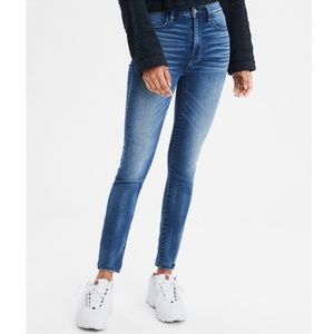 AEO 4-way Hyper Stretch Skinny High Rise Jean - Flex Small (0,2,4)